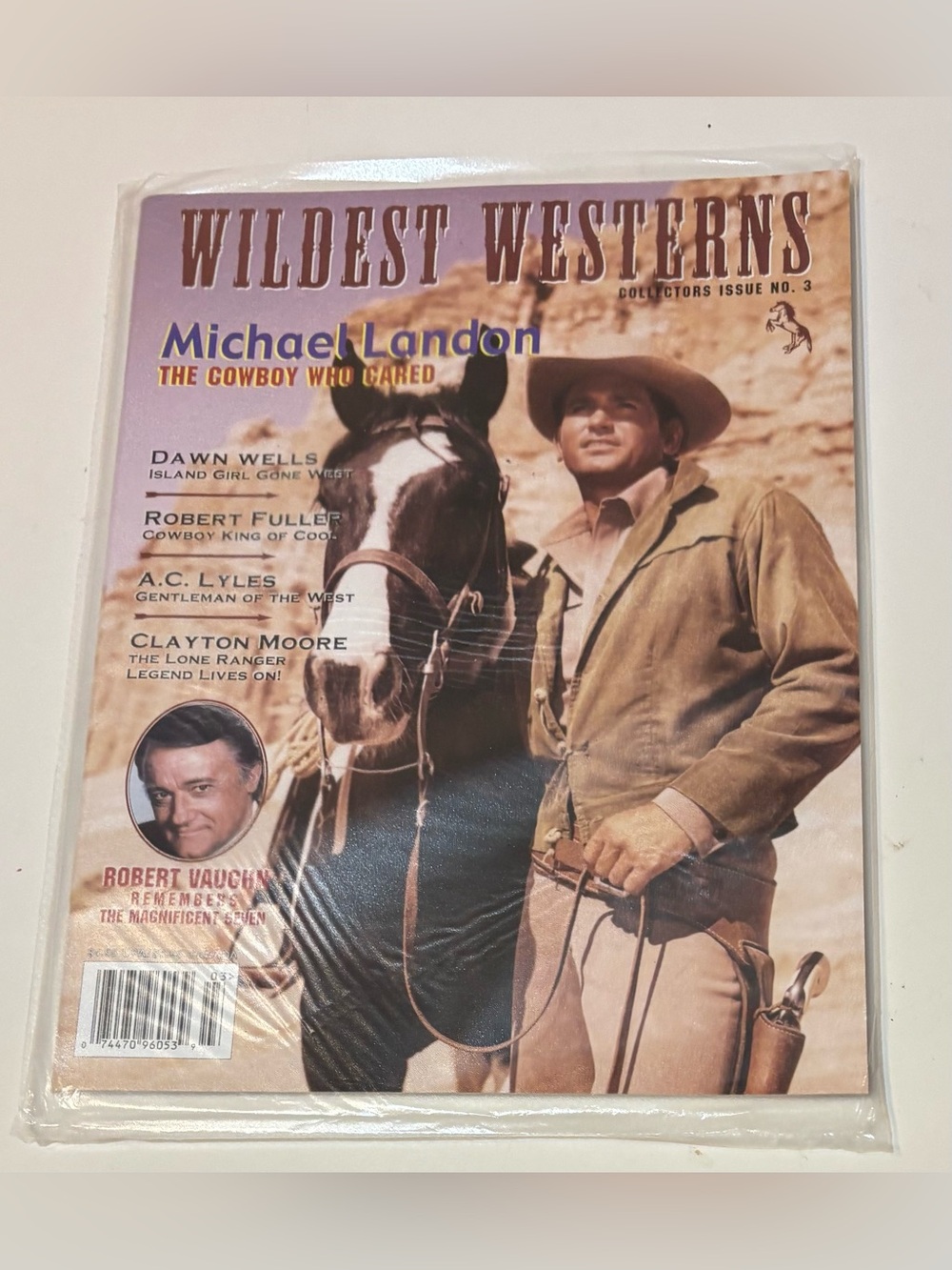Wildest Westerns Magazine
Collectors Issue #3 2001 Michael Landon, Robert Vaughn